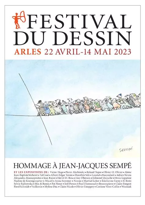 Affiche du Festival du dessin d'Arles