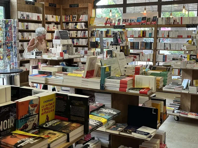 Rayon littérature de la librairie Dernier Rempart