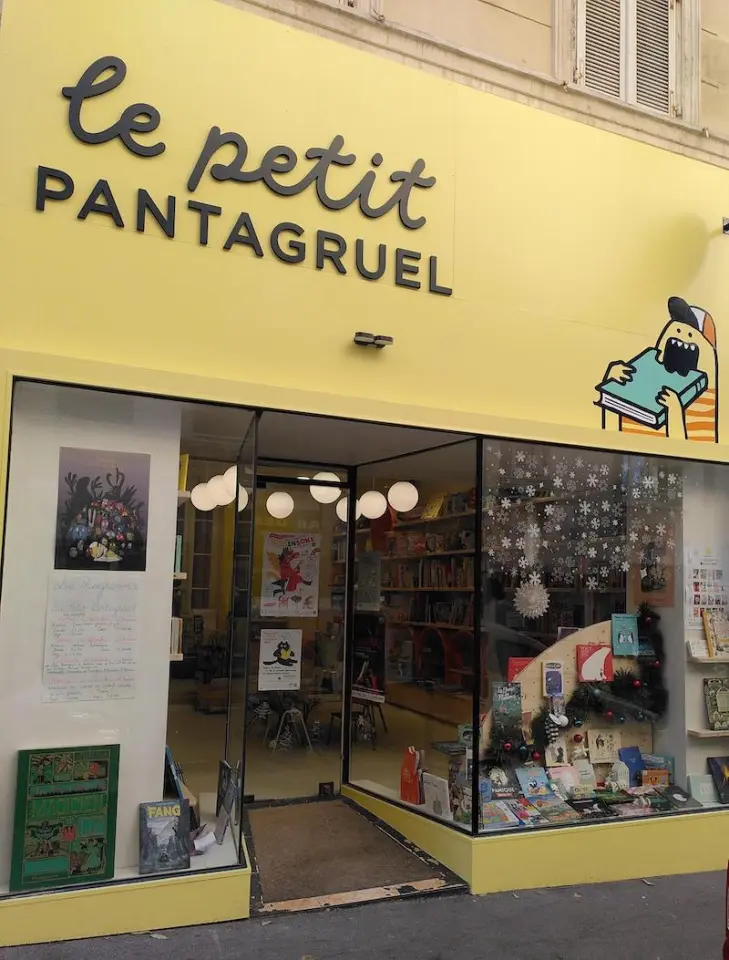 Devanture librairie