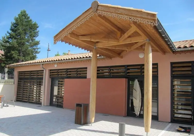 Façade de la médiathèque