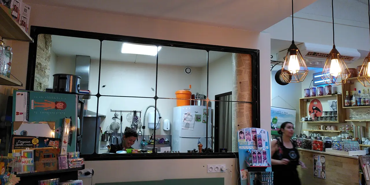 Cuisine de la librairie Le Livre Gourmand