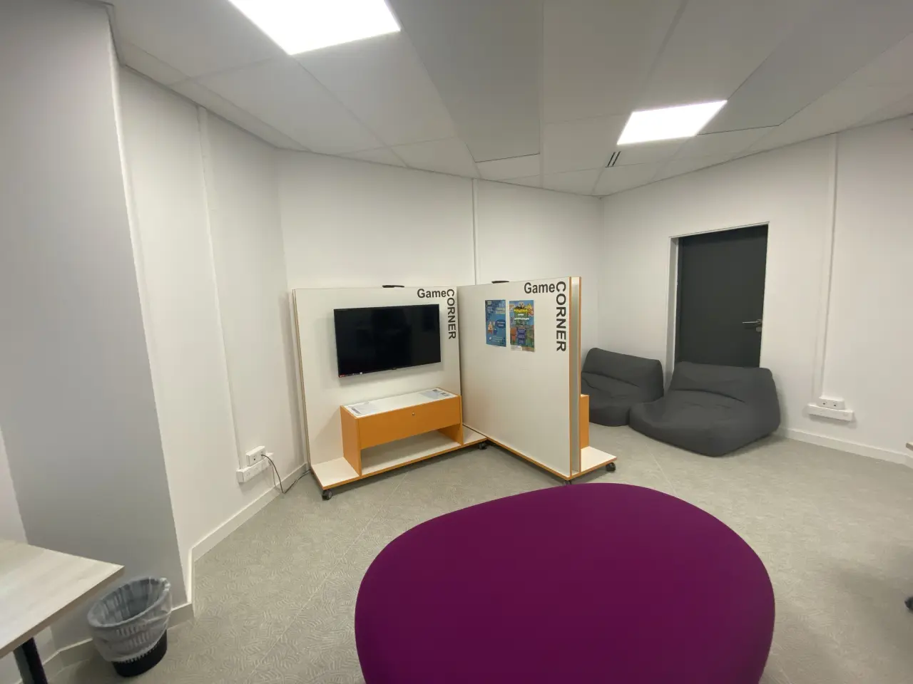 Le nouvel espace gaming de la médiathèque de Château-Arnoux.