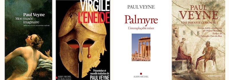 Bandeau de quatre livres de Paul Veyne.