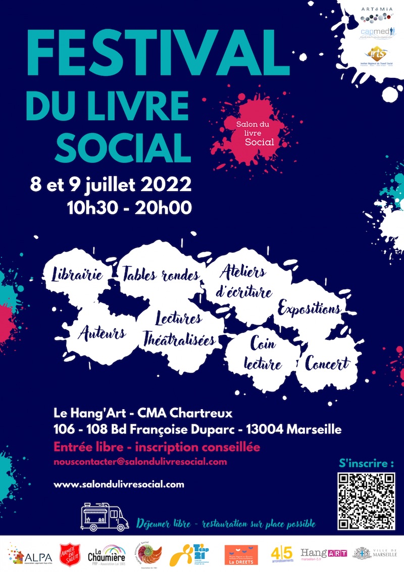 Affiche du festival du livre social
