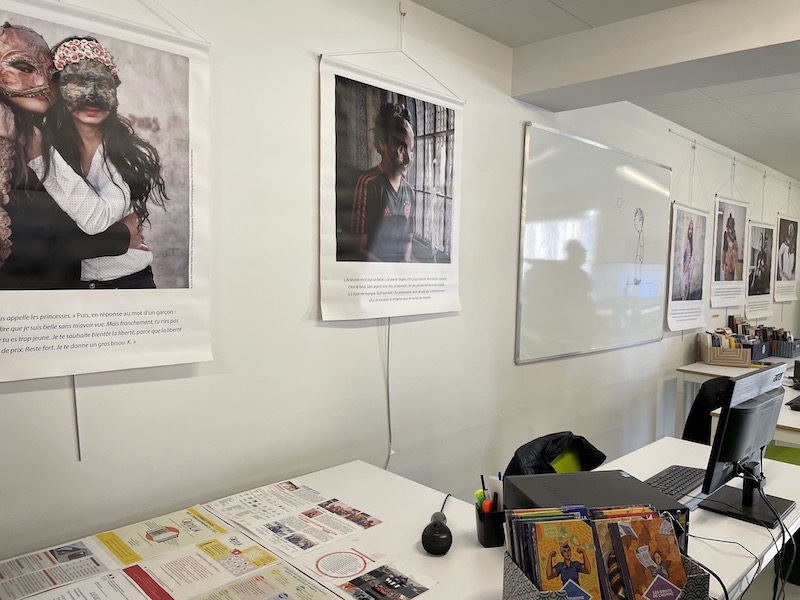 Bureau pour illustrer la signature du protocole Culture/Justice