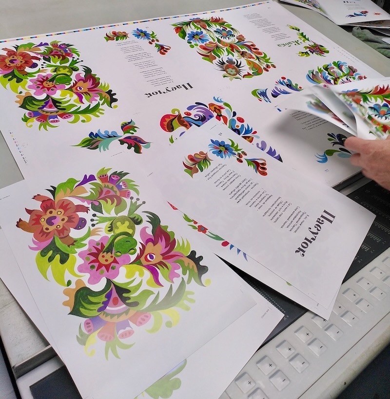 Impression de livres en ukrainien