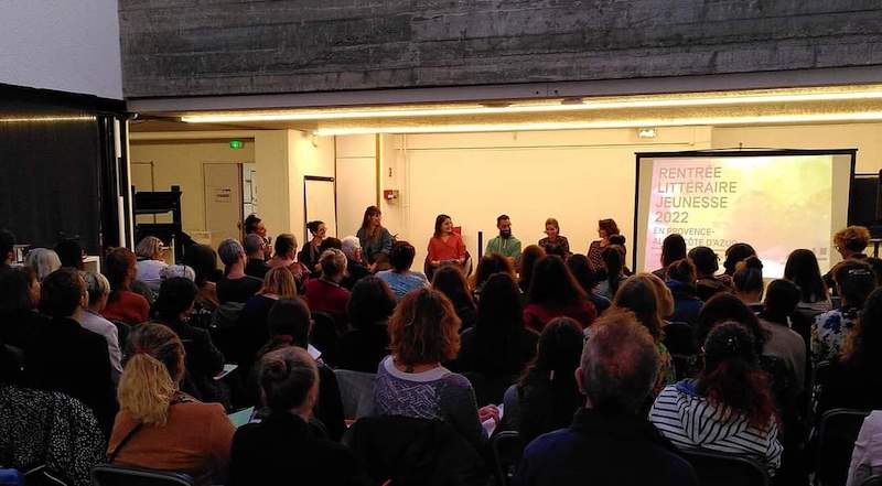 Photo de la rentrée littéraire jeunesse qui a eu lieu à Aix-en-Provence