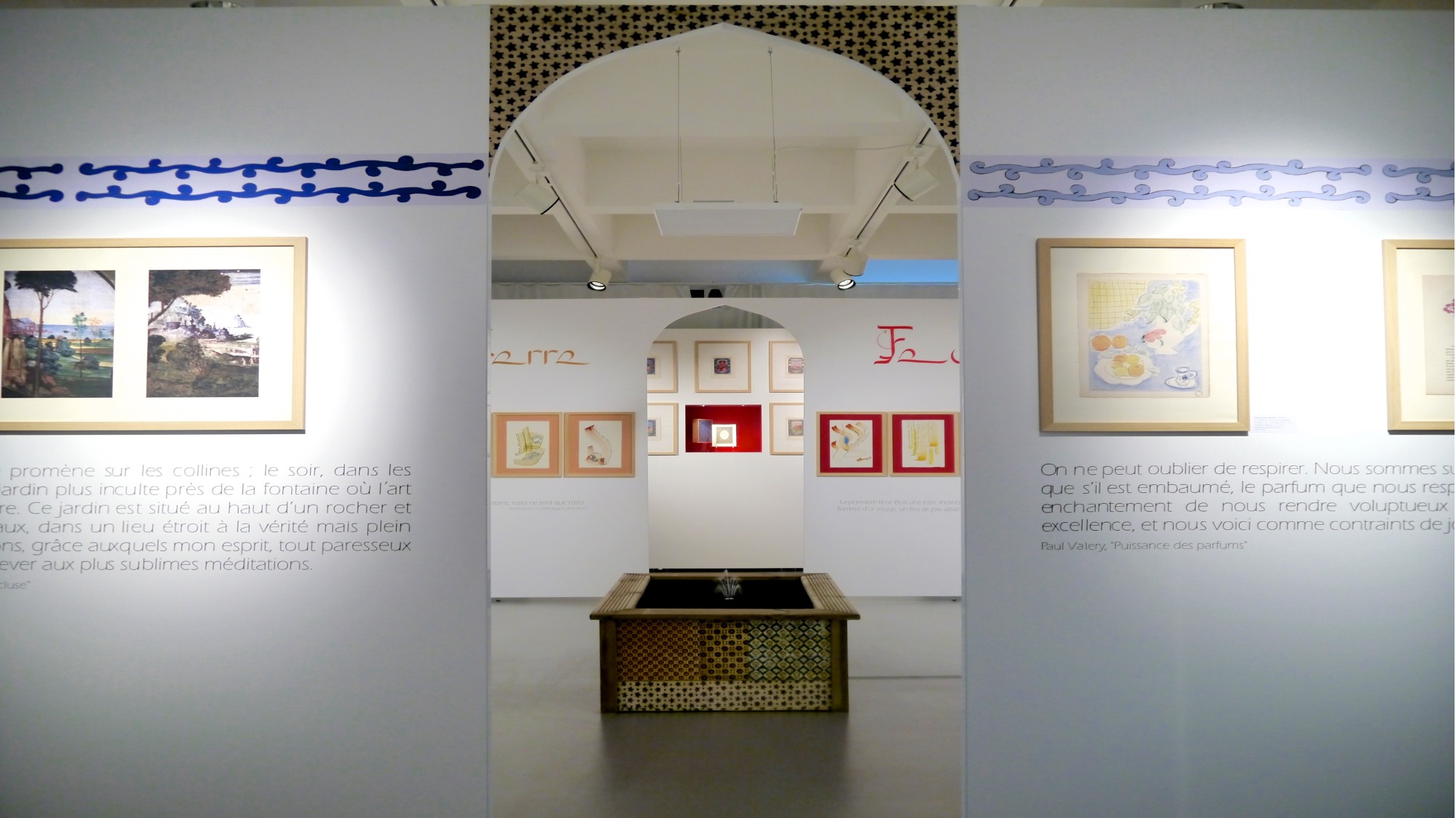 Exposition Jardin de Roses à la Villa Saint-Hilaire à Grasse.