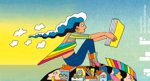 Affiche du Congrès ABF 2024, illustrée par Jeanne Macaigne